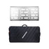 MONO Pedalboard Large, Silver and Pro Accessory Case 2.0, Black - ZOSO MUSIC