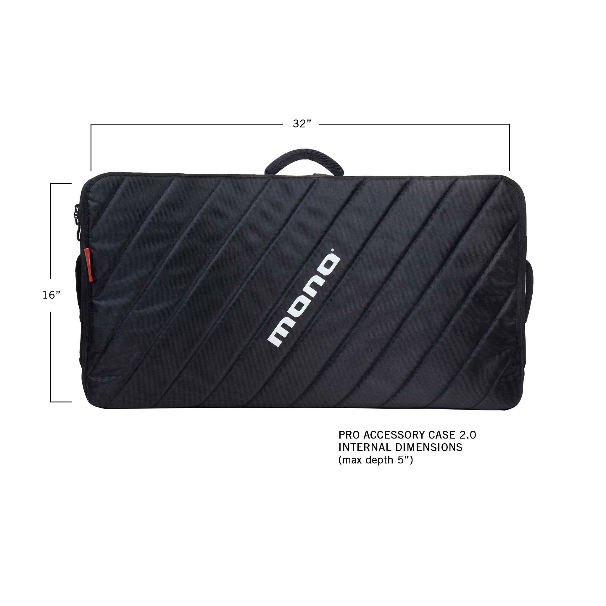 MONO Pedalboard Large, Silver and Pro Accessory Case 2.0, Black - ZOSO MUSIC