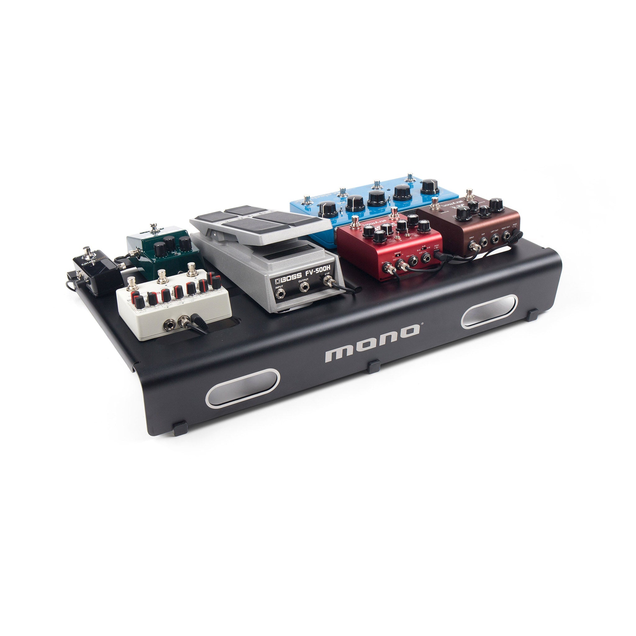MONO Pedalboard Medium, Black and Tour Accessory Case 2.0, Black - ZOSO MUSIC