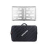 MONO Pedalboard Medium, Silver and Tour Accessory Case 2.0, Black - ZOSO MUSIC