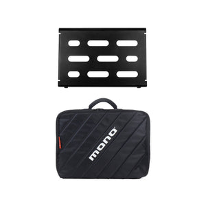 MONO Pedalboard Small, Black and Club Accessory Case 2.0, Black - ZOSO MUSIC