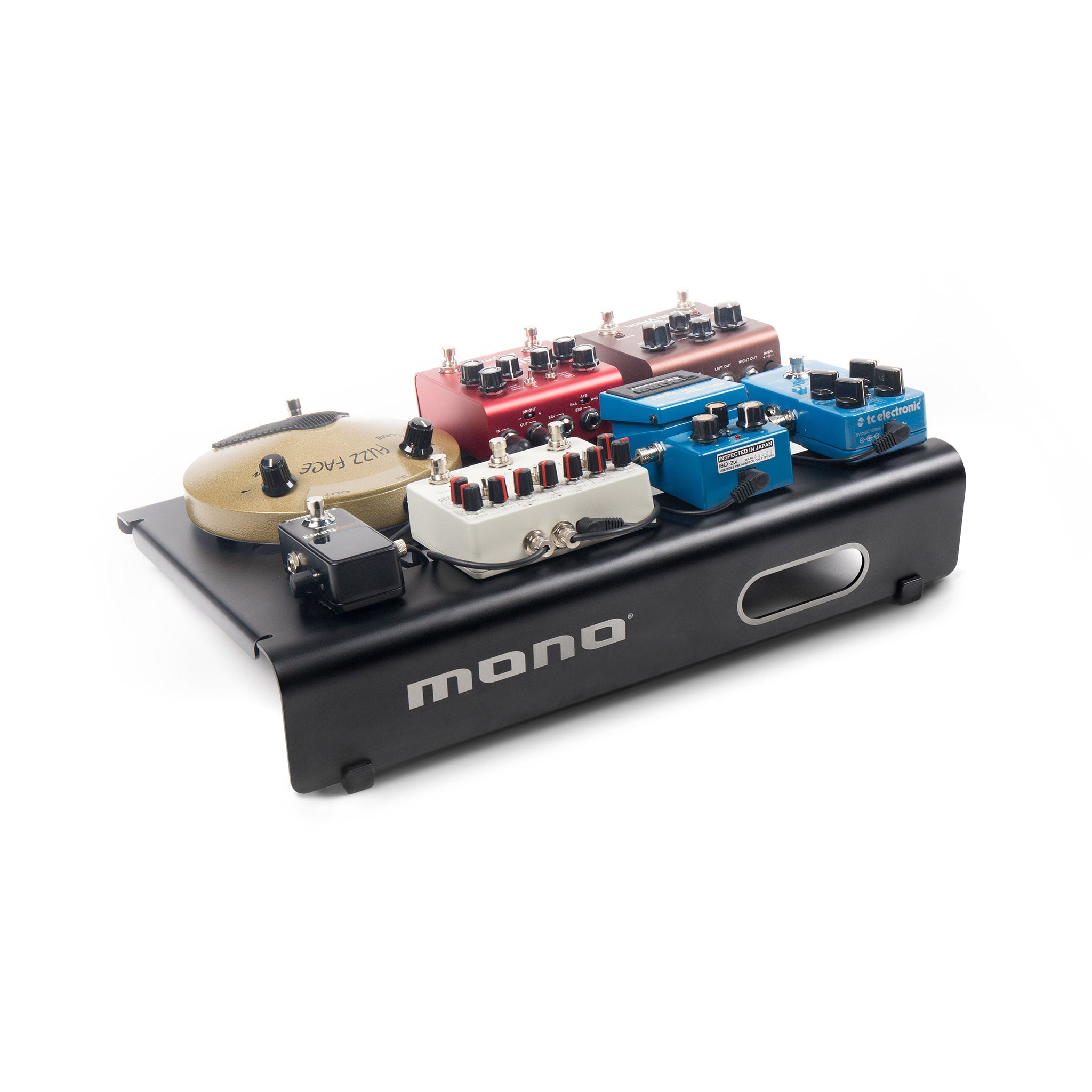 MONO Pedalboard Small, Black and Club Accessory Case 2.0, Black - ZOSO MUSIC