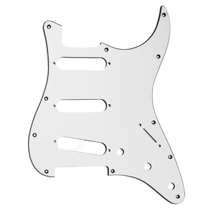 ALLPARTS PG-0552-035 White Pickguard for Stratocaster® - 11 Hole | Zoso Music Sdn Bhd