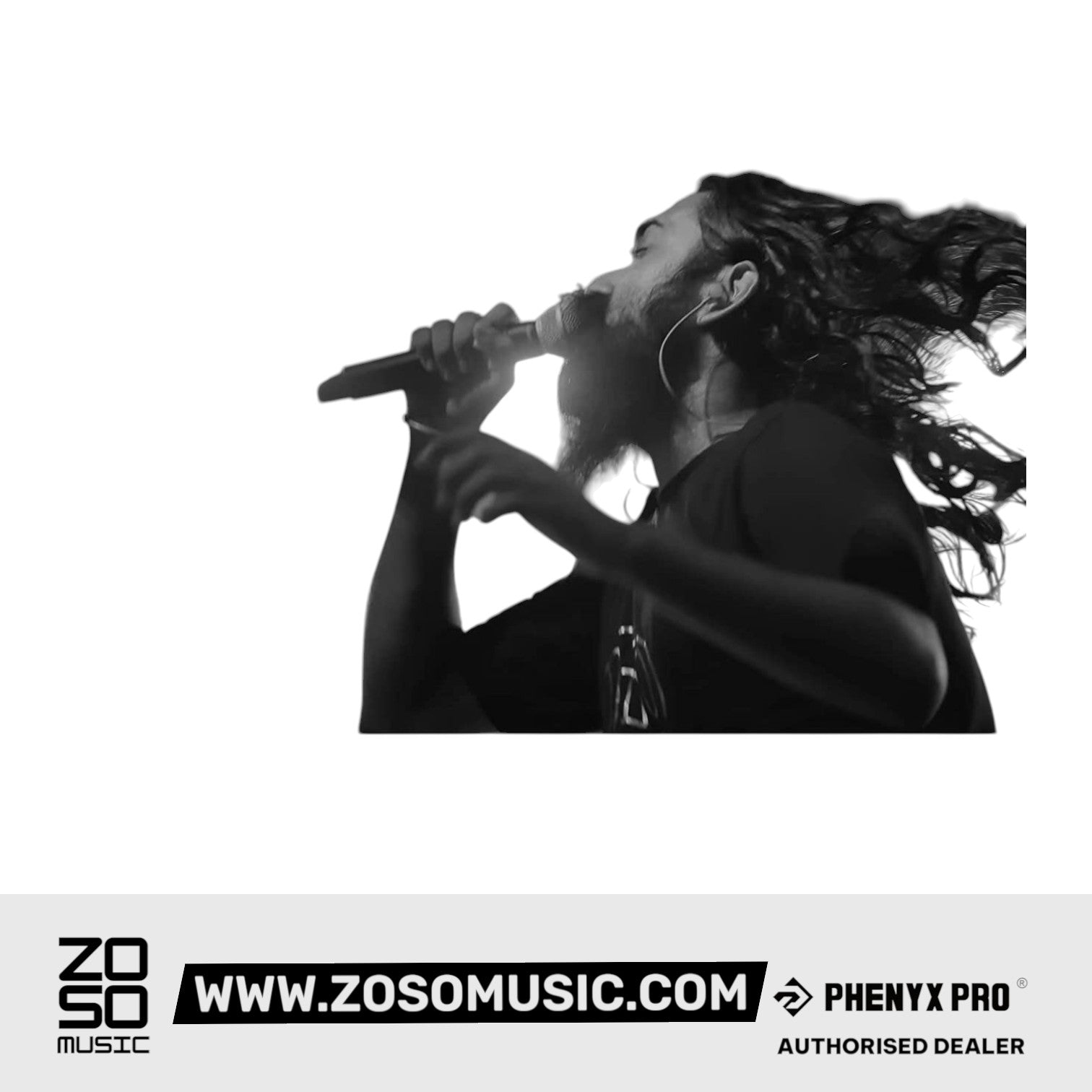 Phenyx Pro Best Budget Wireless PTM-10 Stereo Wireless in Ear Monitor System Bodypack Receiver |  PHENYX PRO |  WIRELESS-ANTENNA |  Zoso Music