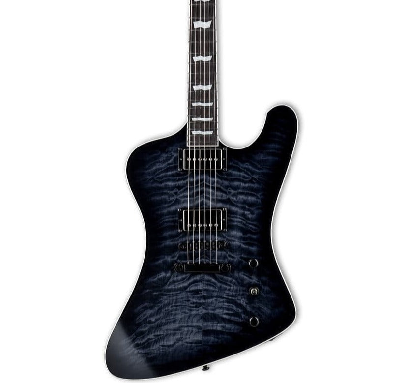 ESP LTD Phoenix-1000 QM Electric Guitar - See-thru Black Sunburst