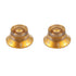 ALLPARTS PK-0140-032 Vintage Style Bell Knobs - Gold (Pack of 2) | Zoso Music Sdn Bhd