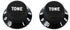 ALLPARTS PK-0153-023 Tone Knobsfor Stratocaster - Black (Pack of 2) | Zoso Music Sdn Bhd