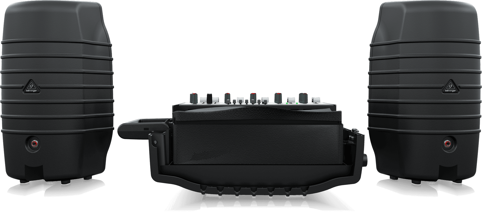 Behringer Europort PPA200 200-Watt Powered Mixer with FREE Microphone and Cable (PPA-200) | BEHRINGER , Zoso Music