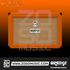 Zoso Music Orange PPC212 2x12 guitar speaker cabinet in signature orange finish with woven grille cloth