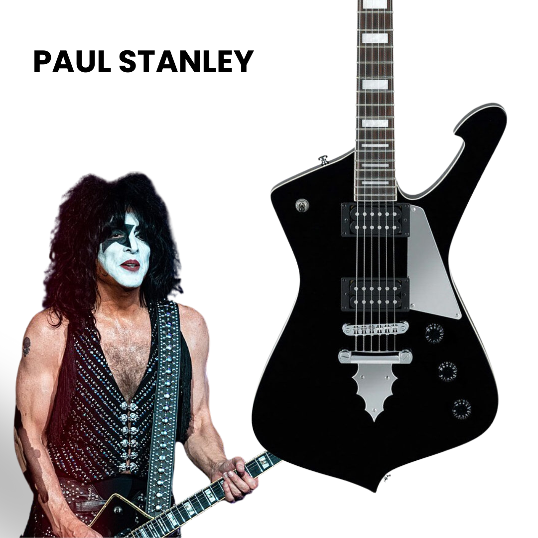 Ibanez PS60-BK Paul Stanley Signature Electric Guitar, Black