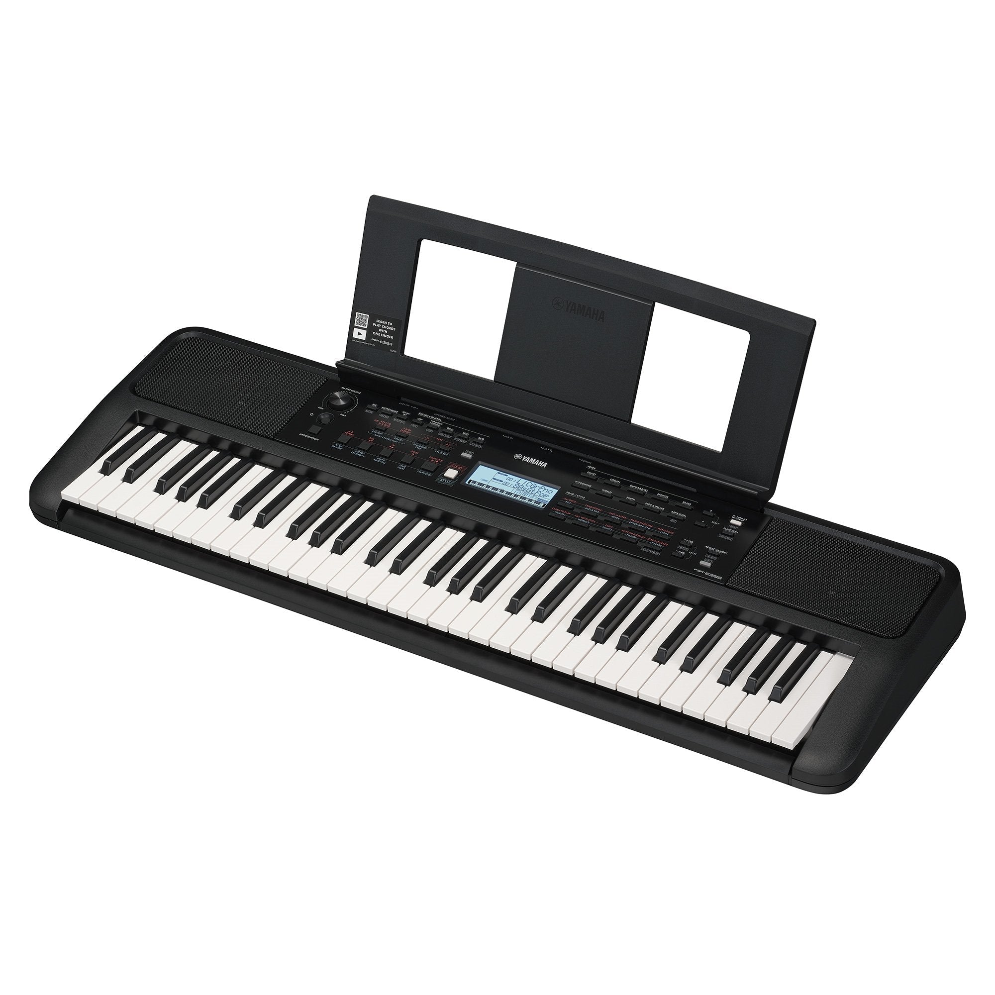 Yamaha Keyboards PSR-E383 61-Keys Portable Keyboard with Original Adapter |  YAMAHA PRO AUDIO |  KEYBOARD-PORTABLE |  Zoso Music