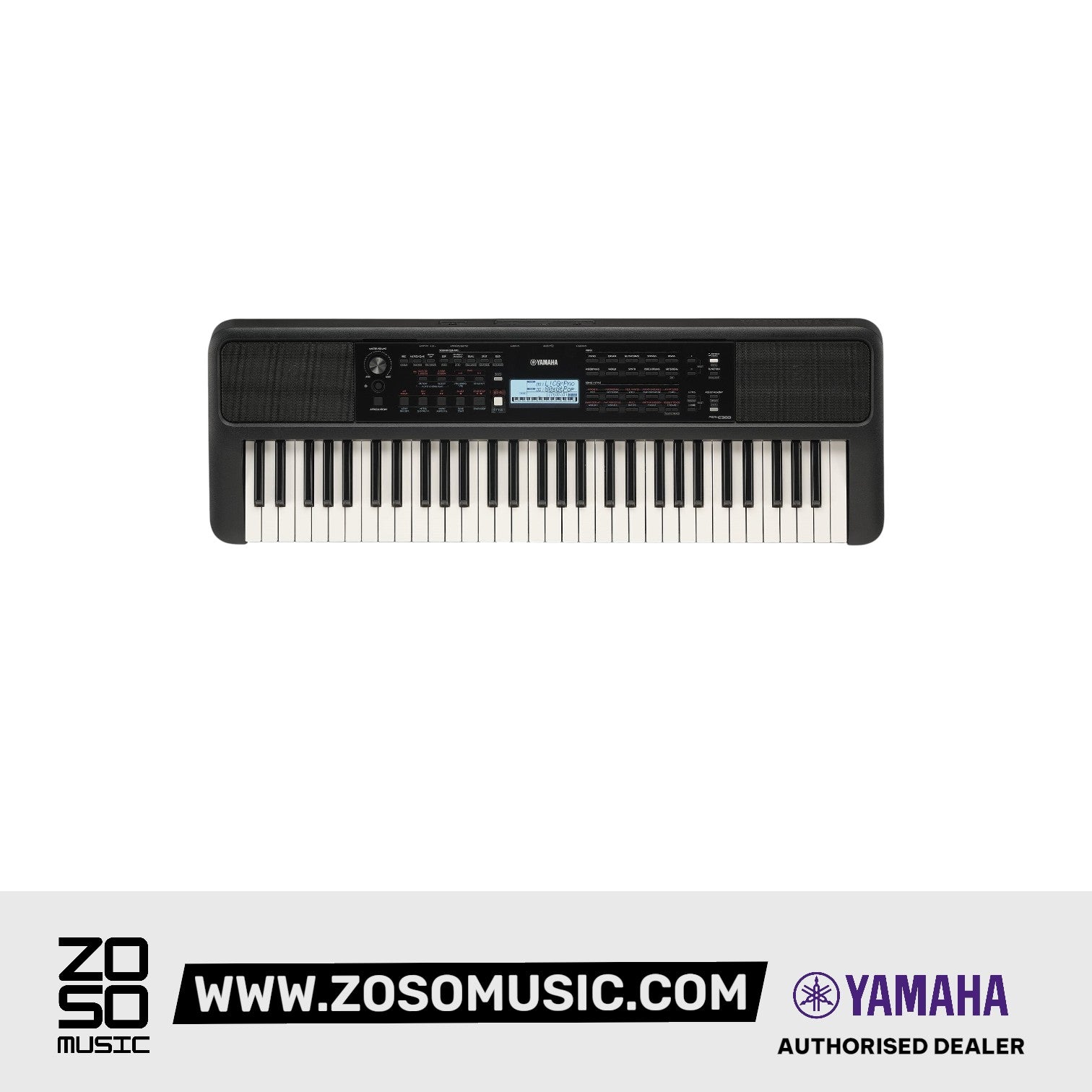 Yamaha Keyboards PSR-E383 61-Keys Portable Keyboard with Original Adapter | Zoso Music Sdn Bhd