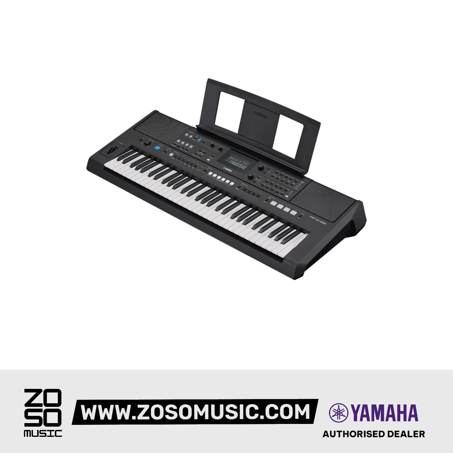 Yamaha PSR-E483 61-key Portable Keyboard |  YAMAHA PRO AUDIO |  KEYBOARD-PORTABLE |  Zoso Music