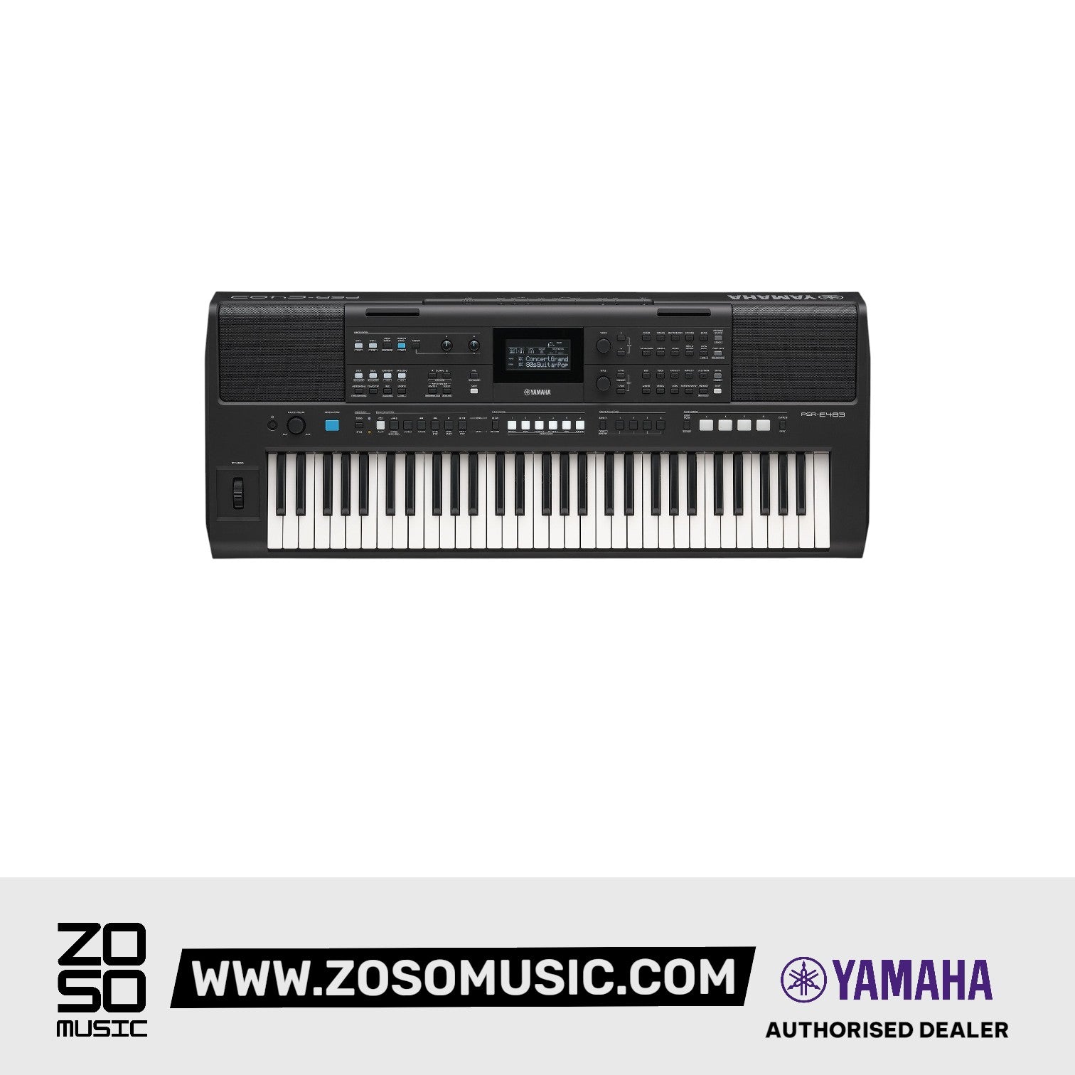 Yamaha PSR-E483 61-key Portable Keyboard | Zoso Music Sdn Bhd