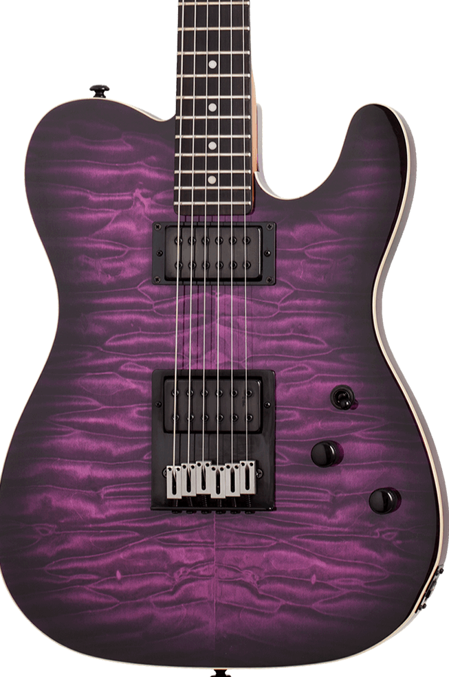 SCHECTER PT PRO ELECTRIC GUITAR - TRANS PURPLE BURST (863) MADE IN INDONESIA, SCHECTER, ELECTRIC GUITAR, schecter-electric-guitar-pt-pro-tpb, ZOSO MUSIC SDN BHD