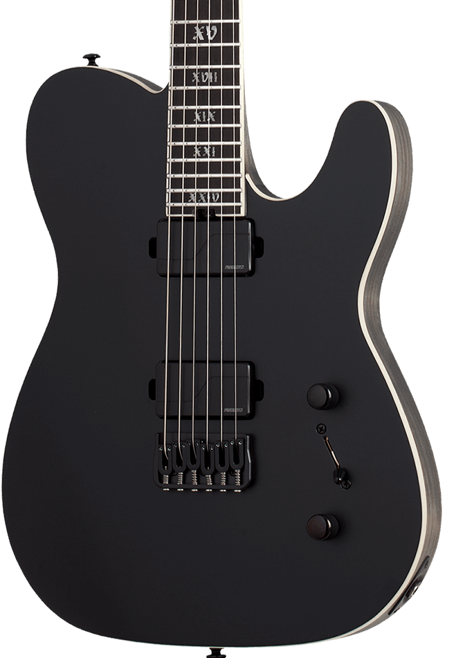 SCHECTER PT SLS EVIL TWIN ELECTRIC GUITAR - SATIN BLACK (1342) MADE IN KOREA, SCHECTER, ELECTRIC GUITAR, schecter-electric-guitar-pt-sls-et-sb, ZOSO MUSIC SDN BHD