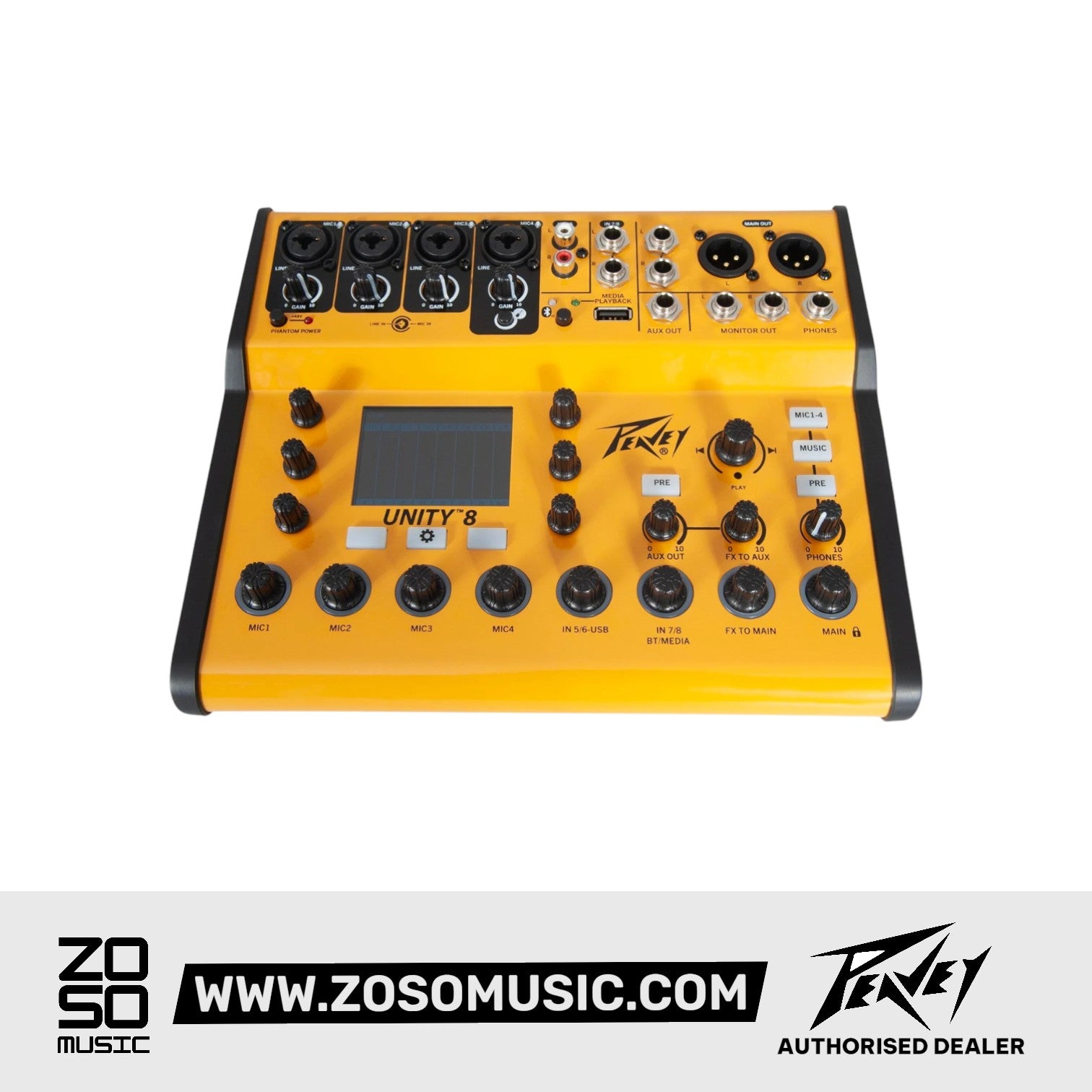 Peavey Unity 8 Digital Mixer |  PEAVEY |  MIXER-DIGITAL |  Zoso Music