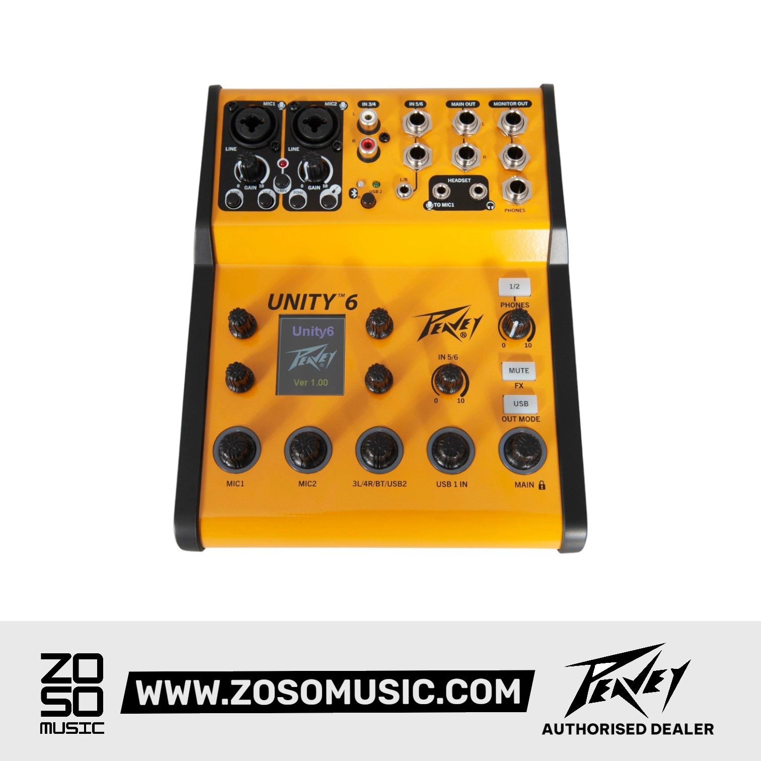 Peavey Unity 6 Digital Mixer |  PEAVEY |  MIXER-DIGITAL |  Zoso Music