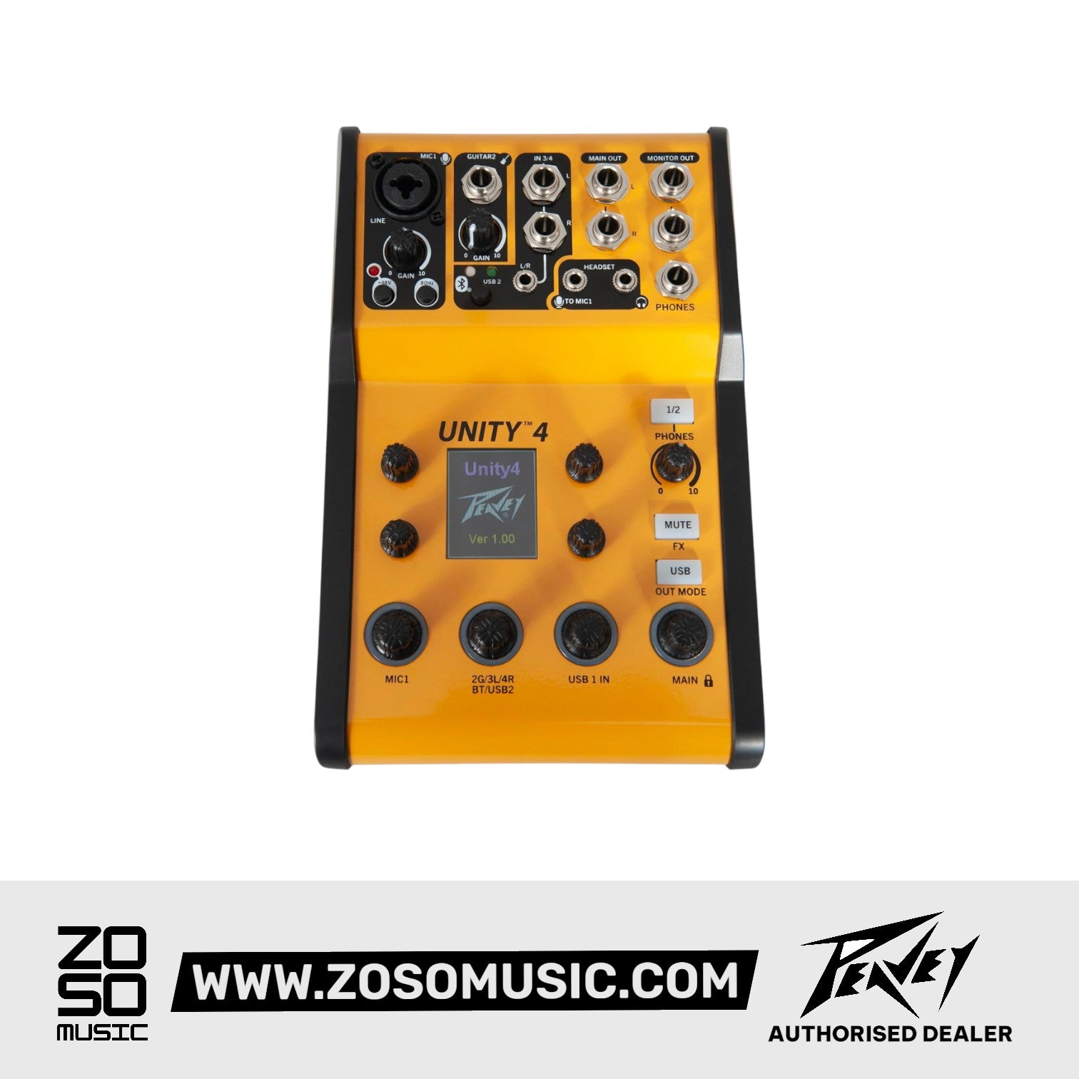Peavey Unity 4 Digital Mixer |  PEAVEY |  MIXER-DIGITAL |  Zoso Music
