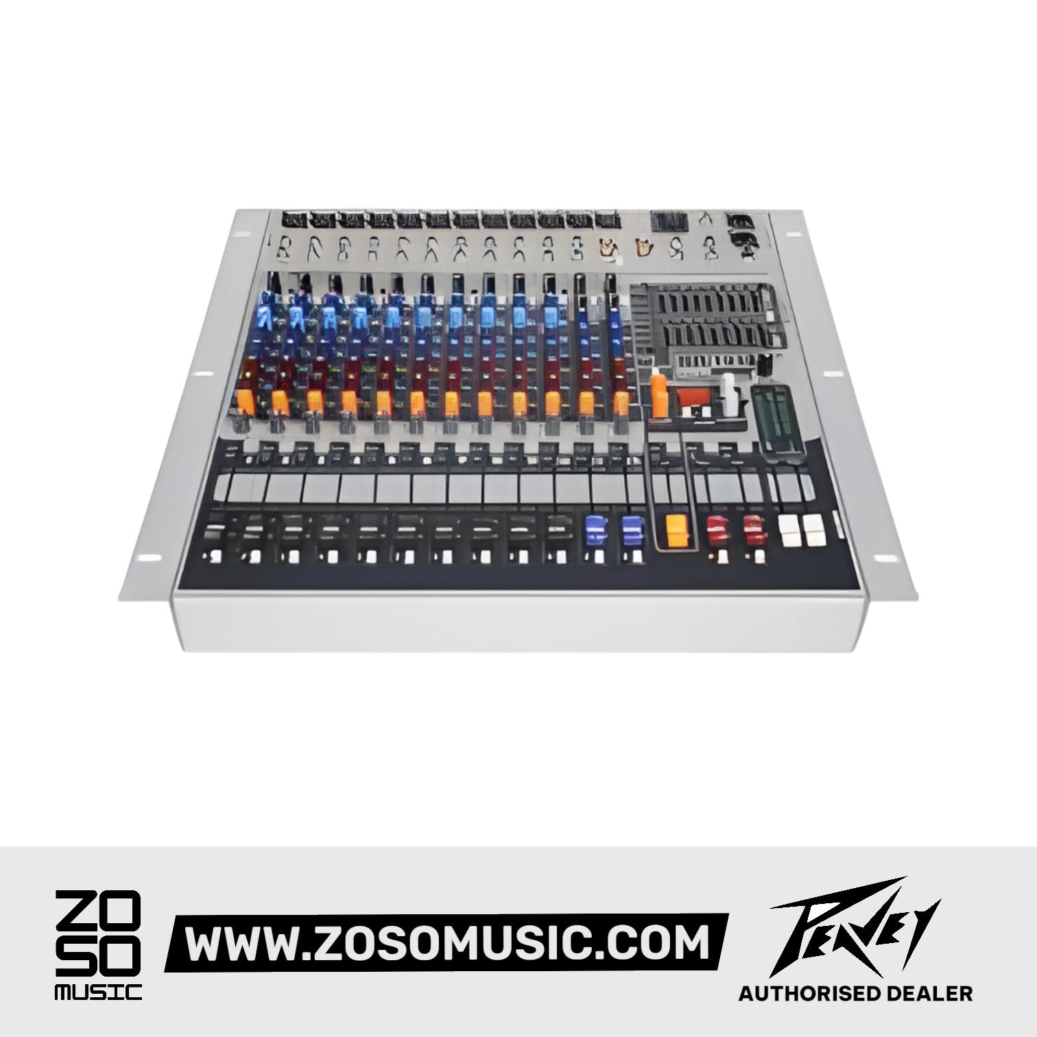 Peavey Pvi-12 12-channel Passive Analog Mixer |  PEAVEY |  MIXER-POWERED |  Zoso Music