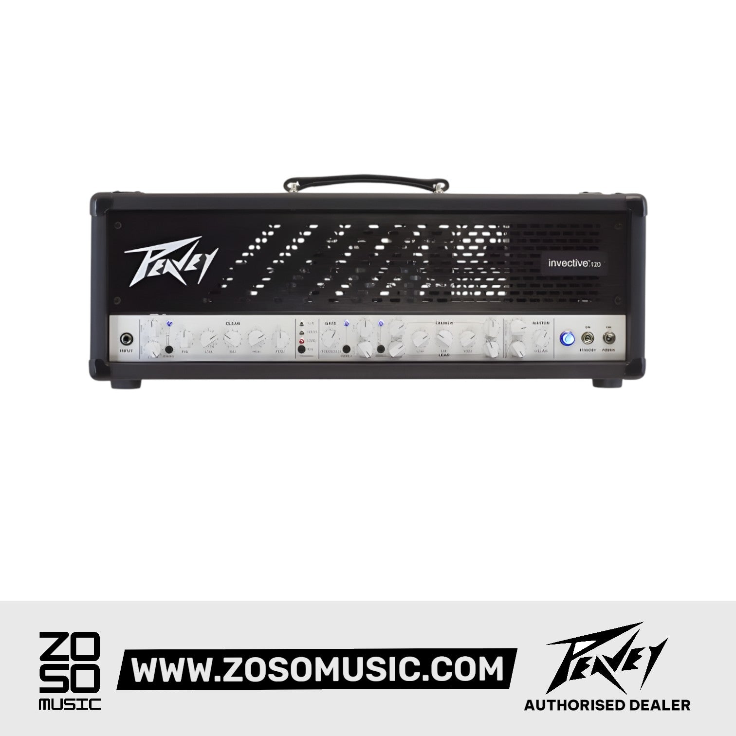 Peavey Invective.120 - 120-watt Tube Head |  PEAVEY |  AMPLIFIER-BASS |  Zoso Music
