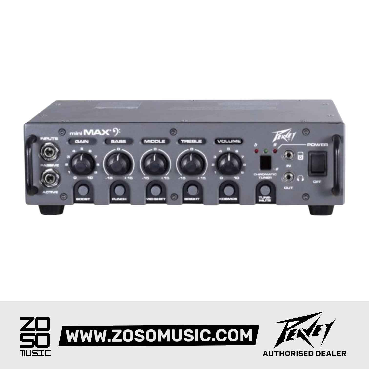 Peavey MiniMax V2 600-watt Lightweight Bass Head |  PEAVEY |  AMPLIFIER-HEAD |  Zoso Music
