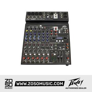 Peavey PV10 BT Mixer with Bluetooth and Effects |  PEAVEY |  MIXER-DIGITAL |  Zoso Music