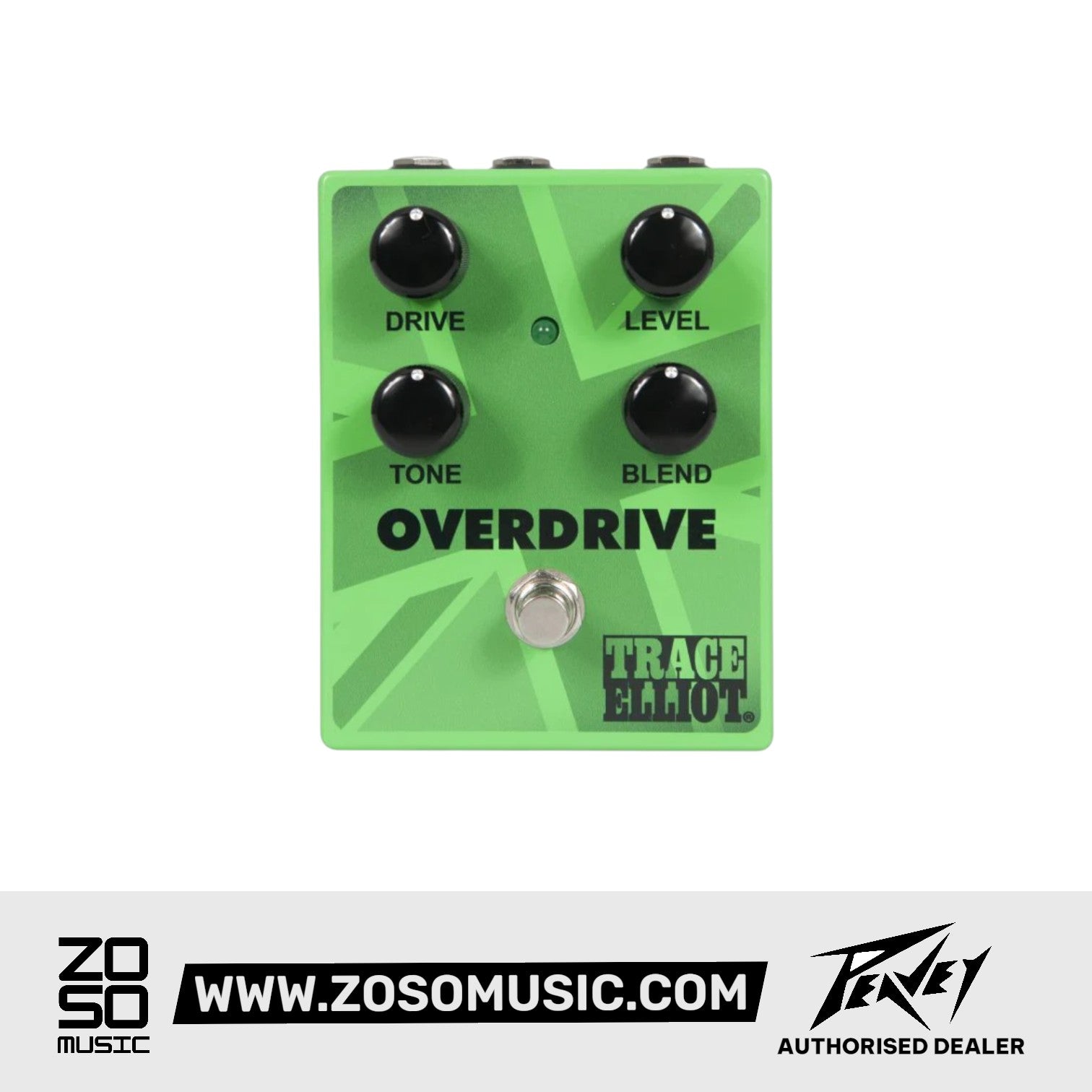 Trace Elliot Overdrive Bass Guitar Pedal |  PEAVEY |  EFFECTS |  Zoso Music