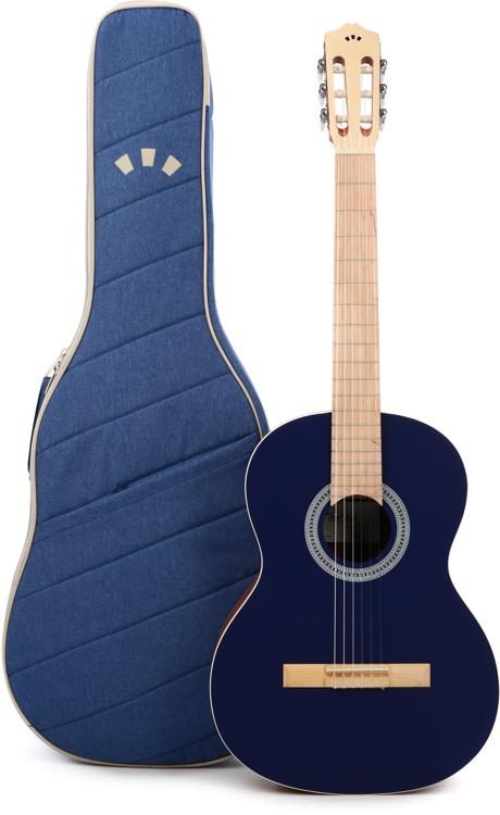 Cordoba Protege C1 Matiz Classical Guitar With Gig Bag, Spruce Top, Mahogany Back & Side - Classic Blue