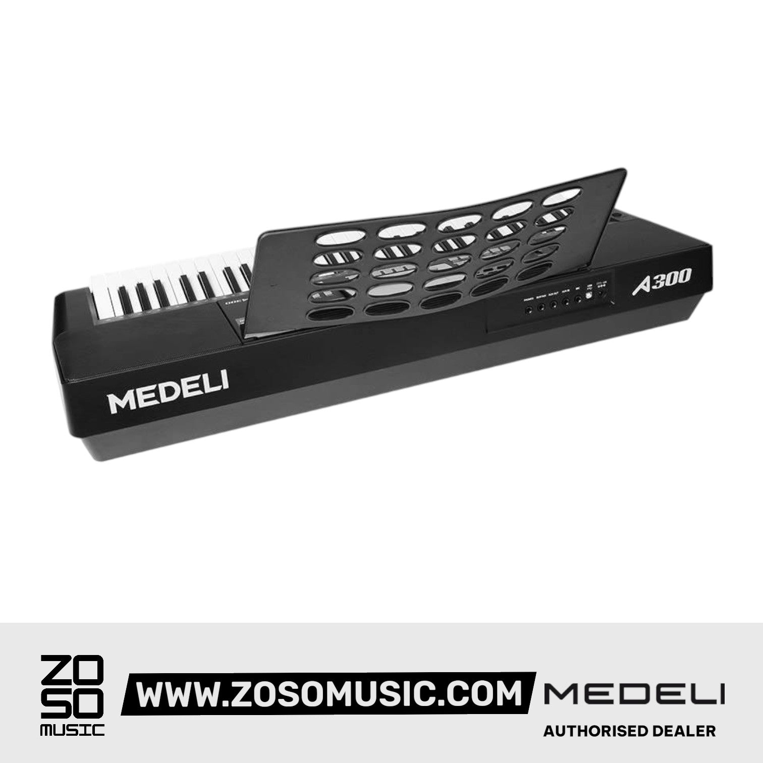 MEDELI A300 ELECTRONIC KEYBOARD 61KEYS BACKLIT LCD |  MEDELI |  KEYBOARD-PORTABLE |  Zoso Music