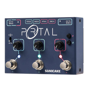 Sonicake QDS-06 Portal Active Signal Mixer Analog Line Selector ABY and FX Loop Effect Pedal | Zoso Music Sdn Bhd