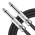 SONICAKE QGC-21 10ft / 3m Braided Guitar Cable (Straight to Straight) - Black | Zoso Music Sdn Bhd
