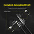 SONICAKE QGC-22 20ft / 6m Braided Guitar Cable (Right Angle to Straight) - Black