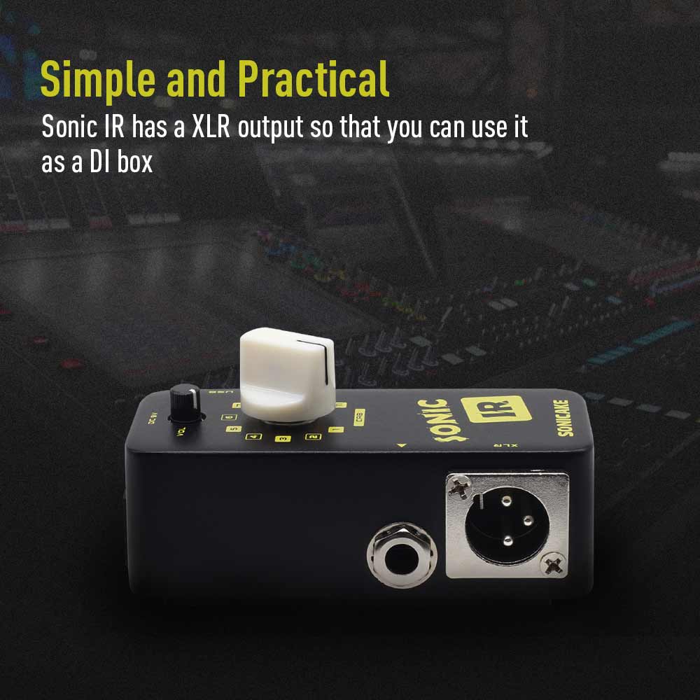 Sonicake QSS-12 IR Speaker Cabinet Simulator Impulse Response Loader Effects Pedal