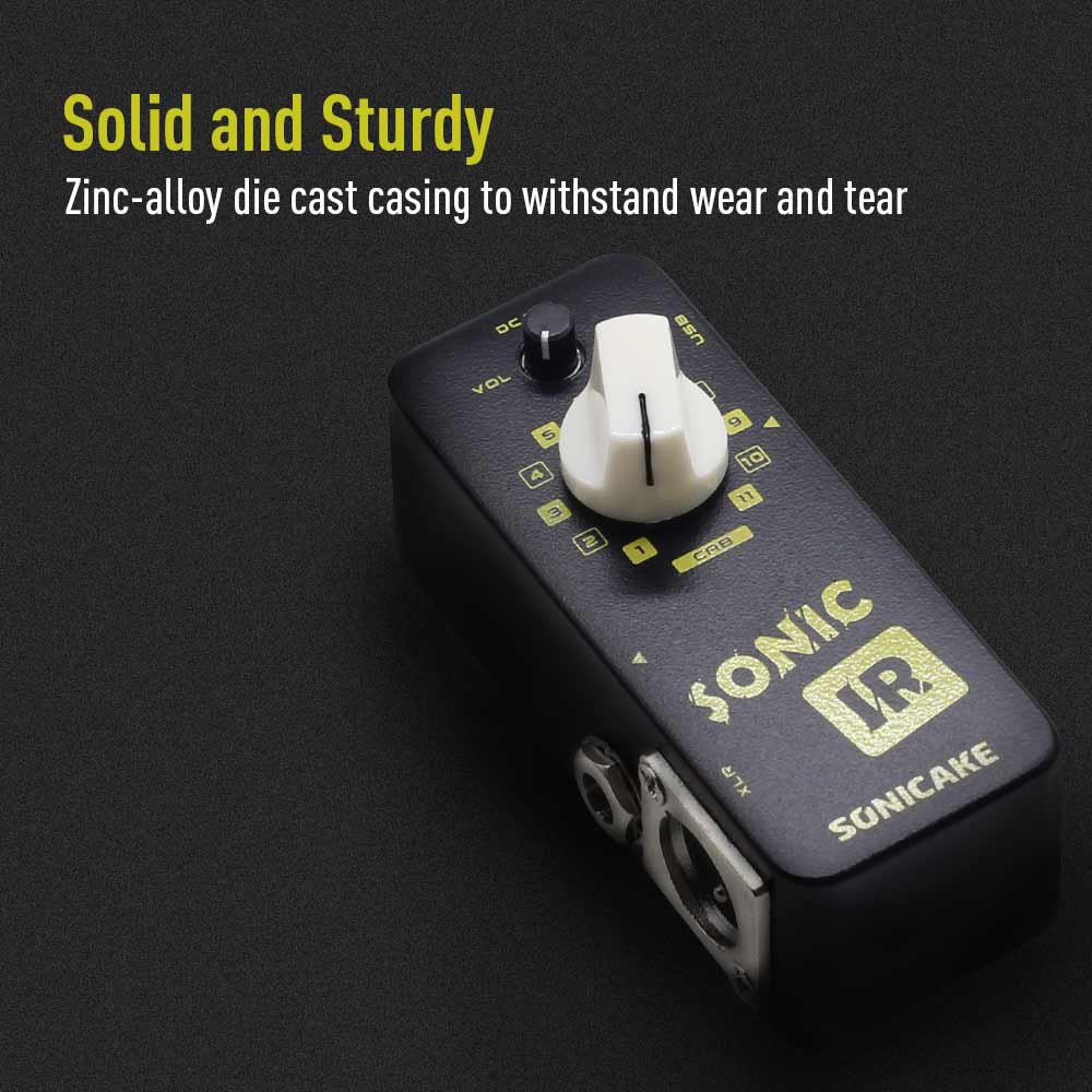 Sonicake QSS-12 IR Speaker Cabinet Simulator Impulse Response Loader Effects Pedal