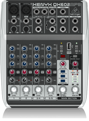 BEHRINGER XENYX QX602MP3 ANALOG MIXER | BEHRINGER , Zoso Music