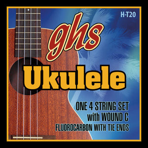 GHS H-T20 Fluorocarbon Tenor Ukulele Strings - Wound 3rd © |  GHS |  STRINGS-UKULELE |  Zoso Music