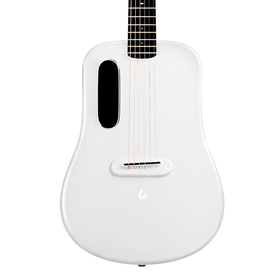 Lava Me 3 36inch Carbon Fiber Smart Guitar with Ideal Bag - White