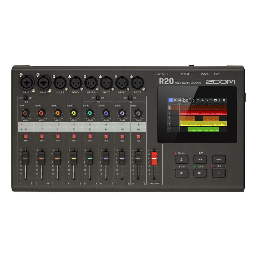 Zoom R20 Front View Zoso Music