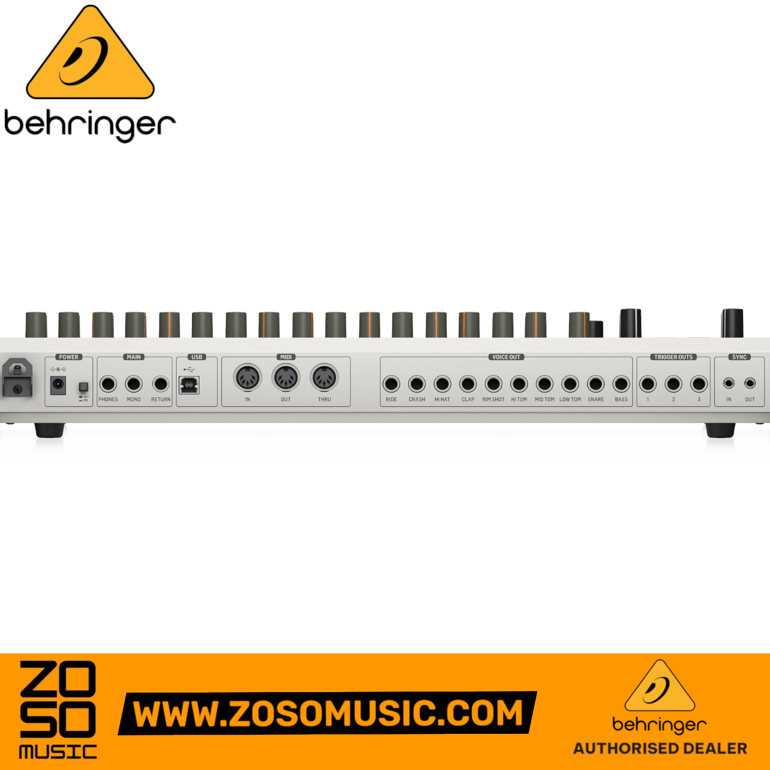 Behringer Rhythm Designer RD-9 Analog Drum Machine | BEHRINGER , Zoso Music