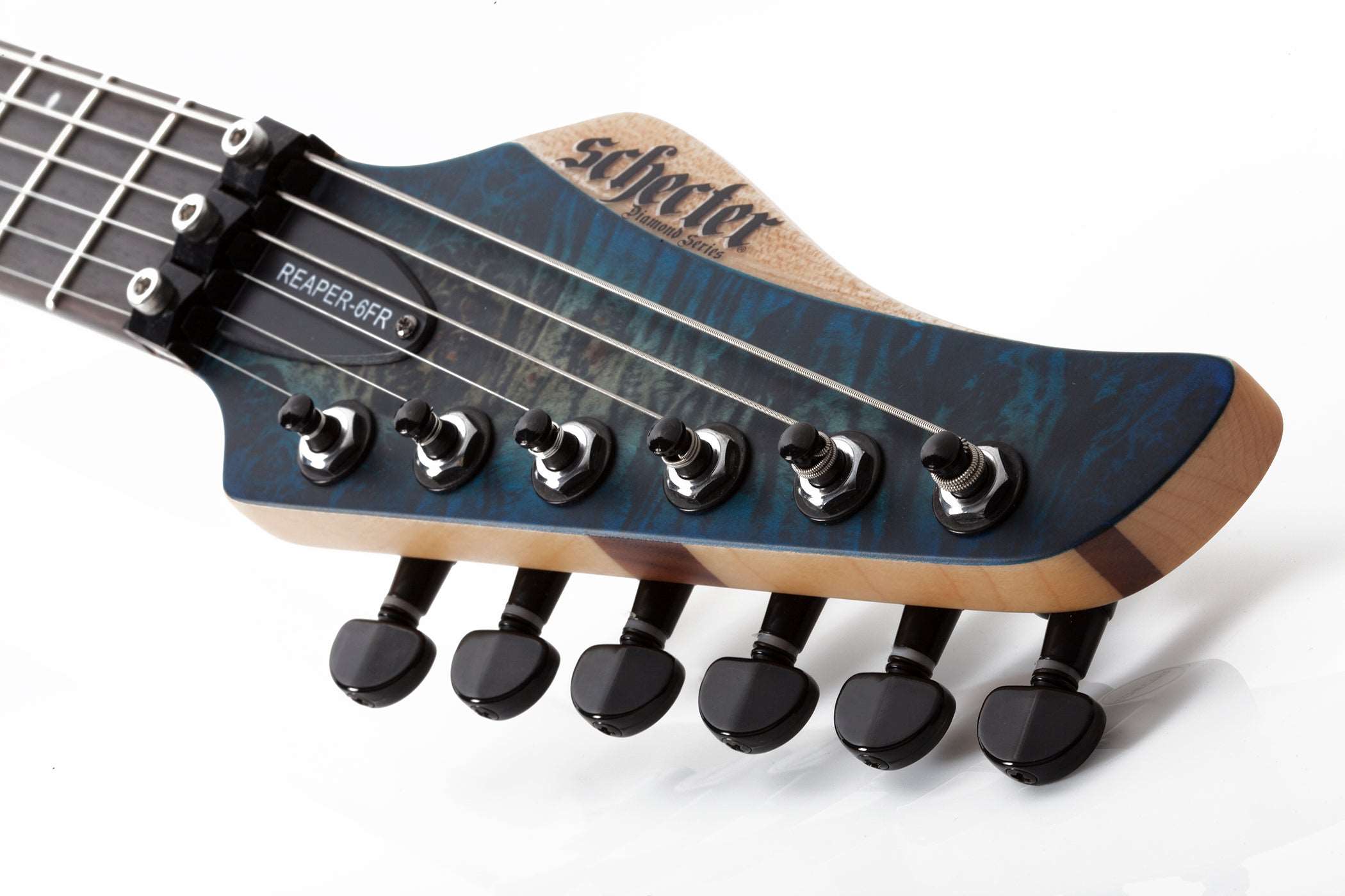 SCHECTER REAPER-6 FLOYD ROSE ELECTRIC GUITAR SATIN SKY BURST (1504) MADE IN INDONESIA, SCHECTER, ELECTRIC GUITAR, schecter-electric-guitar-reaper-6-fr-ssb, ZOSO MUSIC SDN BHD