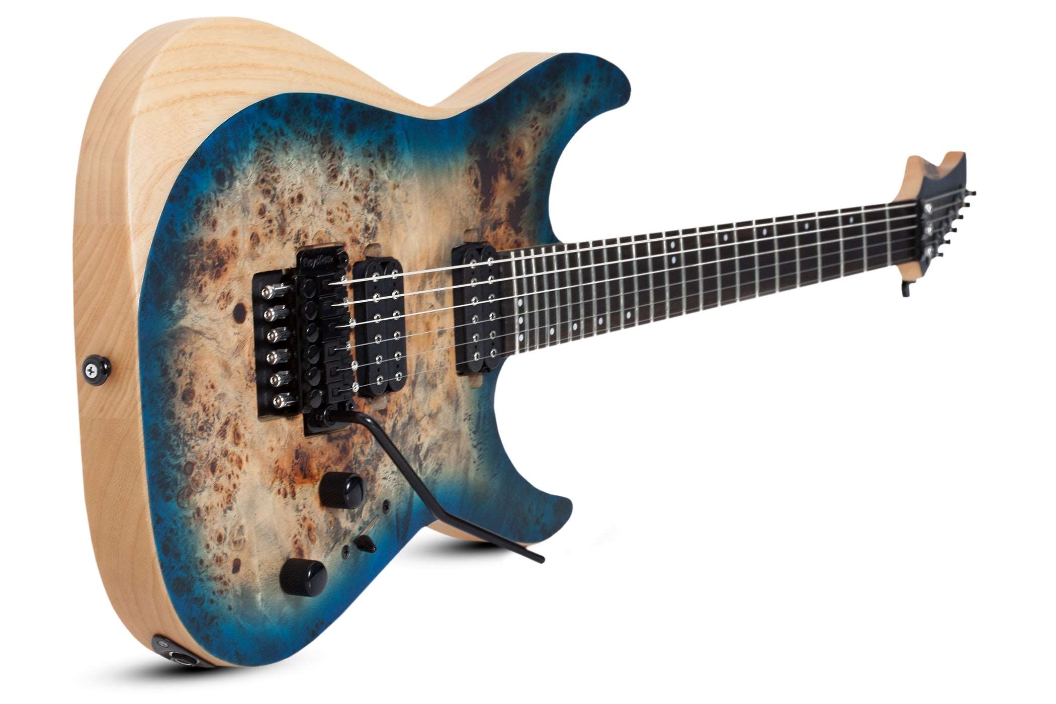 SCHECTER REAPER-6 FLOYD ROSE ELECTRIC GUITAR SATIN SKY BURST (1504) MADE IN INDONESIA, SCHECTER, ELECTRIC GUITAR, schecter-electric-guitar-reaper-6-fr-ssb, ZOSO MUSIC SDN BHD
