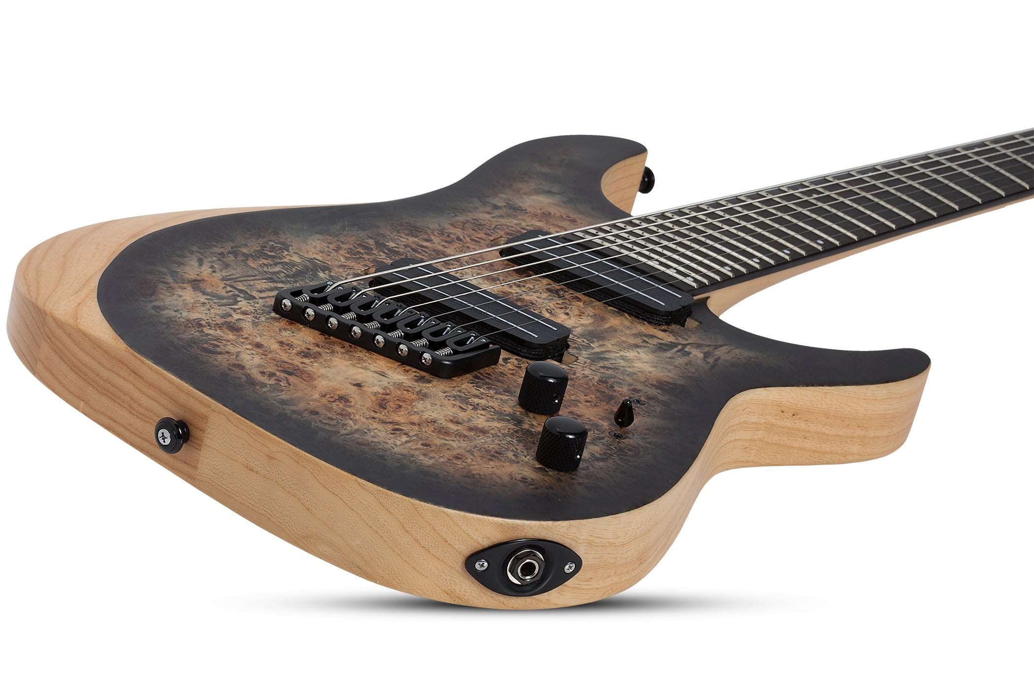 SCHECTER REAPER-7 MULTISCALE - SATIN CHARCOAL BURST (1509) MADE IN INDONESIA, SCHECTER, ELECTRIC GUITAR, schecter-electric-guitar-reaper-7-ms-scb, ZOSO MUSIC SDN BHD