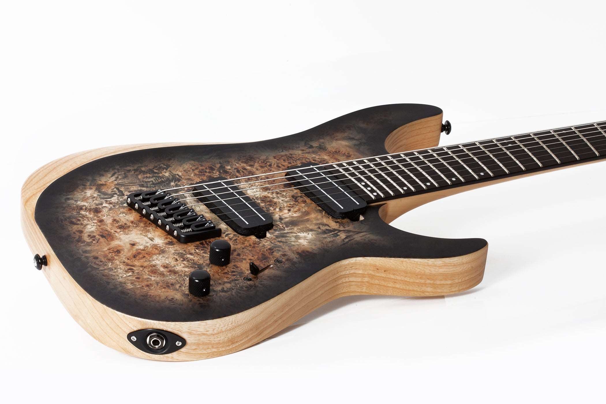 SCHECTER REAPER-7 MULTISCALE - SATIN CHARCOAL BURST (1509) MADE IN INDONESIA, SCHECTER, ELECTRIC GUITAR, schecter-electric-guitar-reaper-7-ms-scb, ZOSO MUSIC SDN BHD