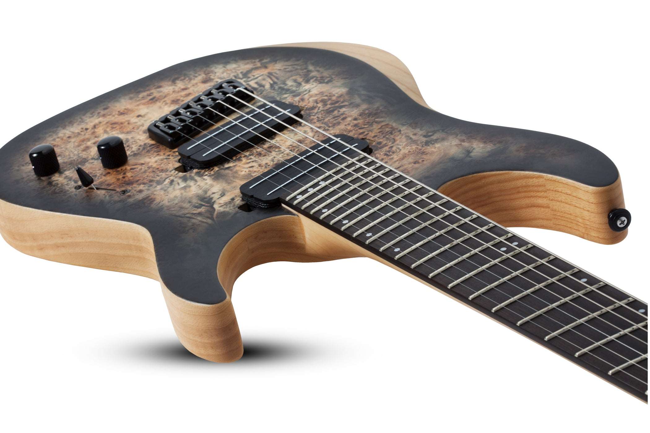 SCHECTER REAPER-7 MULTISCALE - SATIN CHARCOAL BURST (1509) MADE IN INDONESIA, SCHECTER, ELECTRIC GUITAR, schecter-electric-guitar-reaper-7-ms-scb, ZOSO MUSIC SDN BHD