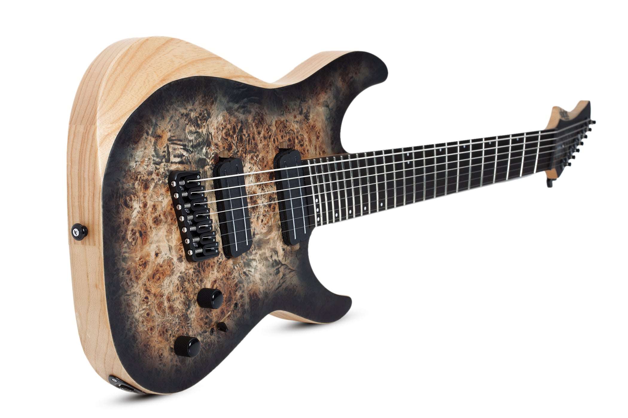 SCHECTER REAPER-7 MULTISCALE - SATIN CHARCOAL BURST (1509) MADE IN INDONESIA, SCHECTER, ELECTRIC GUITAR, schecter-electric-guitar-reaper-7-ms-scb, ZOSO MUSIC SDN BHD
