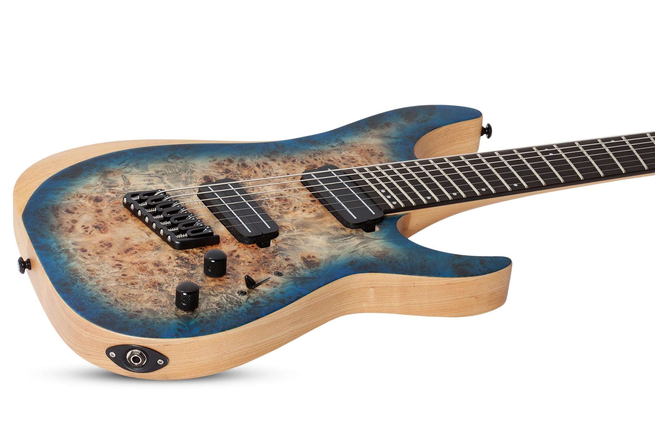 SCHECTER REAPER 7 MULTISCALE SATIN SKY BURST ELECTRIC GUITAR (1510) MADE IN INDONESIA, SCHECTER, ELECTRIC GUITAR, schecter-electric-guitar-reaper-7-ms-skyb, ZOSO MUSIC SDN BHD