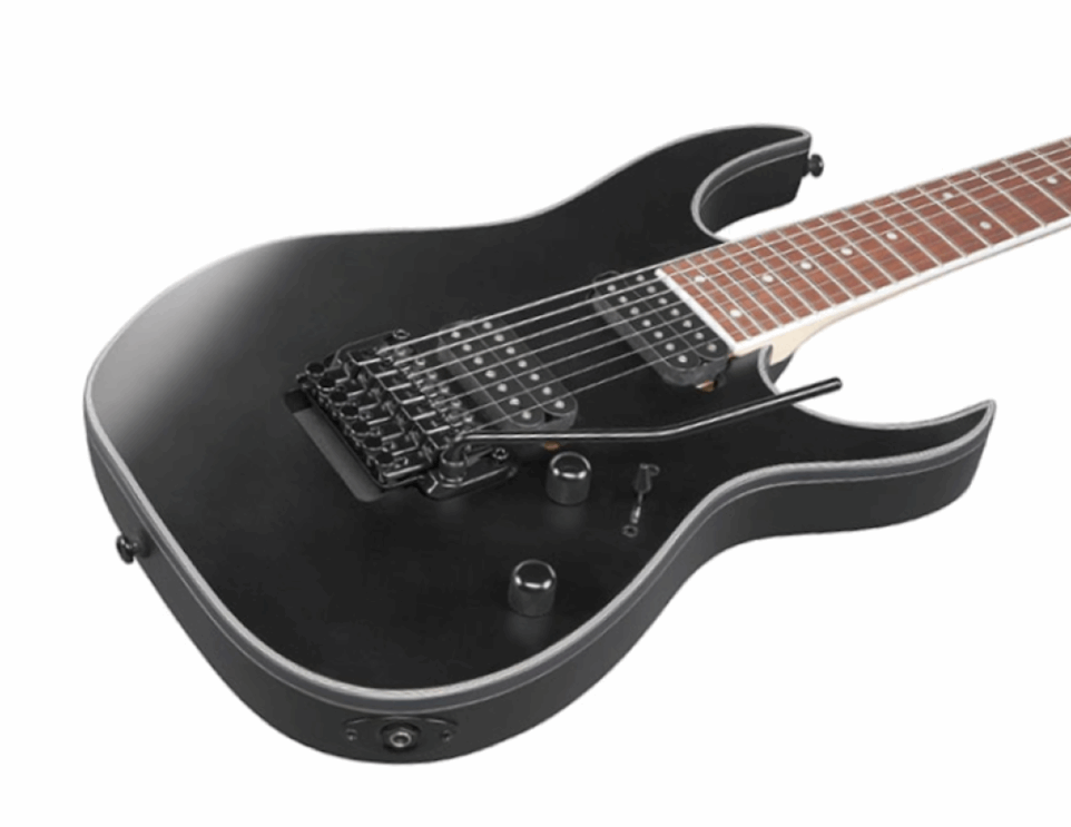 Ibanez Rg7320ex-bkf 7-string Electric Guitar, Black Flat