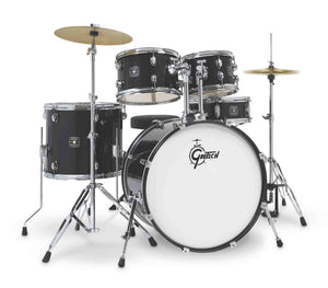 Gretsch RGE625BM Renegade 5-Piece Drum Kit w/Hardware+Cymbals(13H+15CR), Black Mist |  GRETSCH DRUMS |  DRUM-ACOUSTIC |  Zoso Music