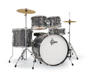 Gretsch RGE625GS Renegade 5-Piece Drum Kit w/Hardware+Cymbals(13H+15CR), Grey Sparkle |  GRETSCH DRUMS |  DRUM-ACOUSTIC |  Zoso Music
